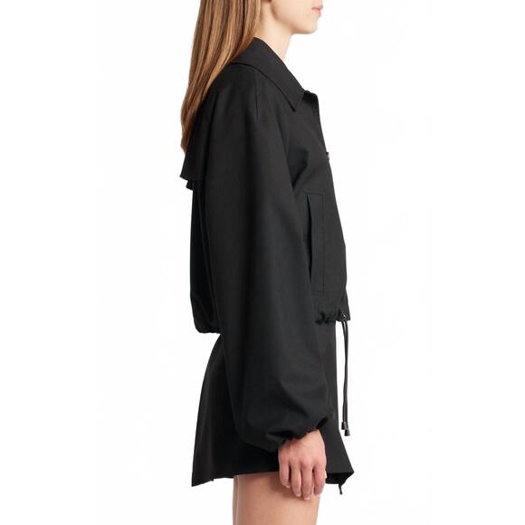 NEW RAILS north cropped length jacket in black twill - Picture 4 of 5